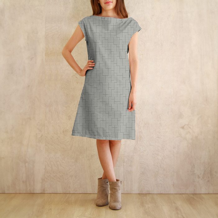 CHE30104 Houndstooth Fog - Houndstooth Fabric - Image 4