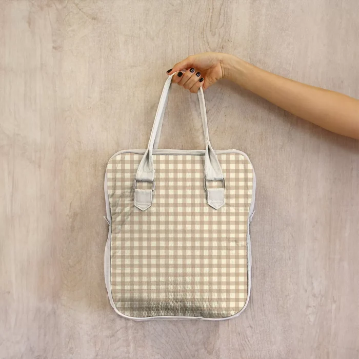 PLDS-903 Small Plaid of my Dreams Creme - Image 5