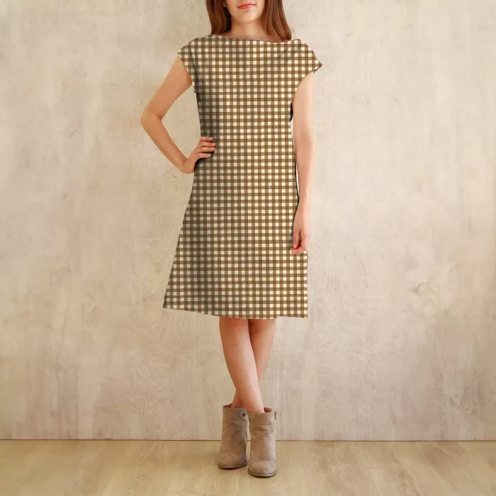 PLDS-904 Small Plaid of my Dreams Caramel - Image 4