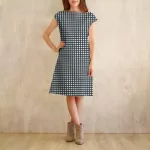 PLDS-907 Small Plaid of my Dreams Navy - Image 4