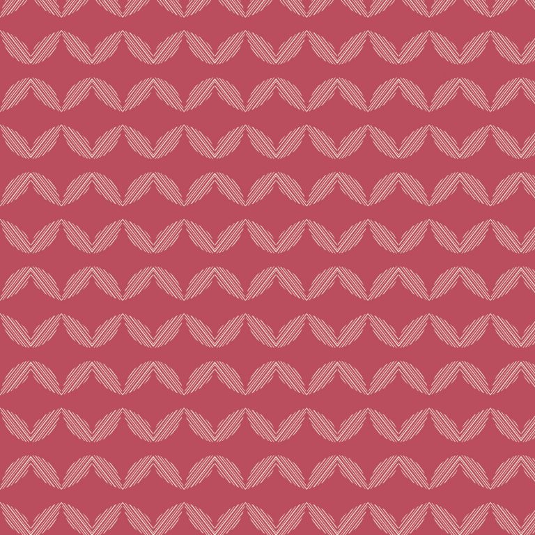 red geometric fabric pattern