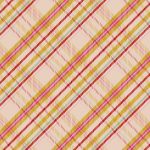 plaid fabric in pink and red