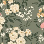 F-39200a Garden Sonnet Dim in Flannel in Flannel