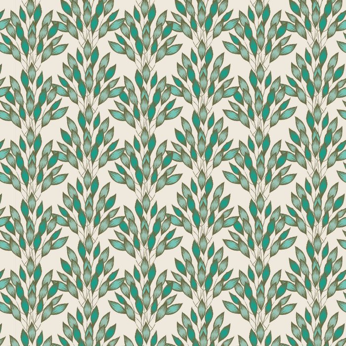 HAV-16400 Brushed Leaves Jade - Image 2