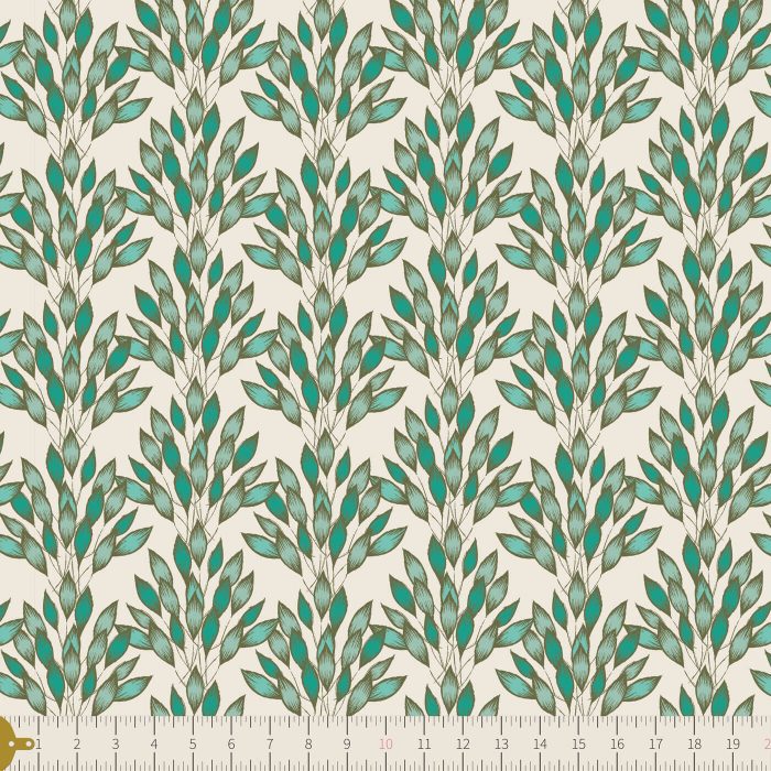 HAV-16400 Brushed Leaves Jade - Image 3