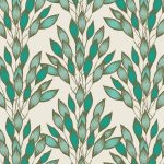 HAV-16400 Brushed Leaves Jade
