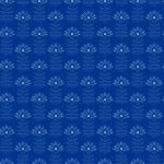R-89512a Etched Blooms Cobalt in Rayon - Image 2