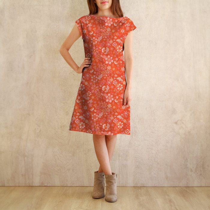 R-90704a Stay Groovy Scarlet - Image 4