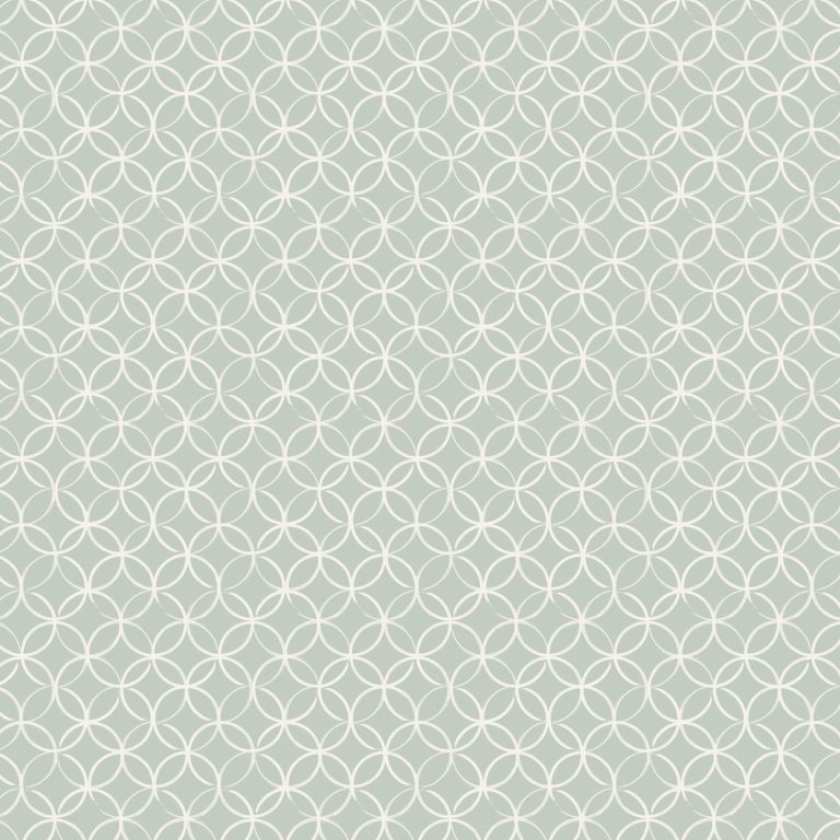 round geometric pattern in blue