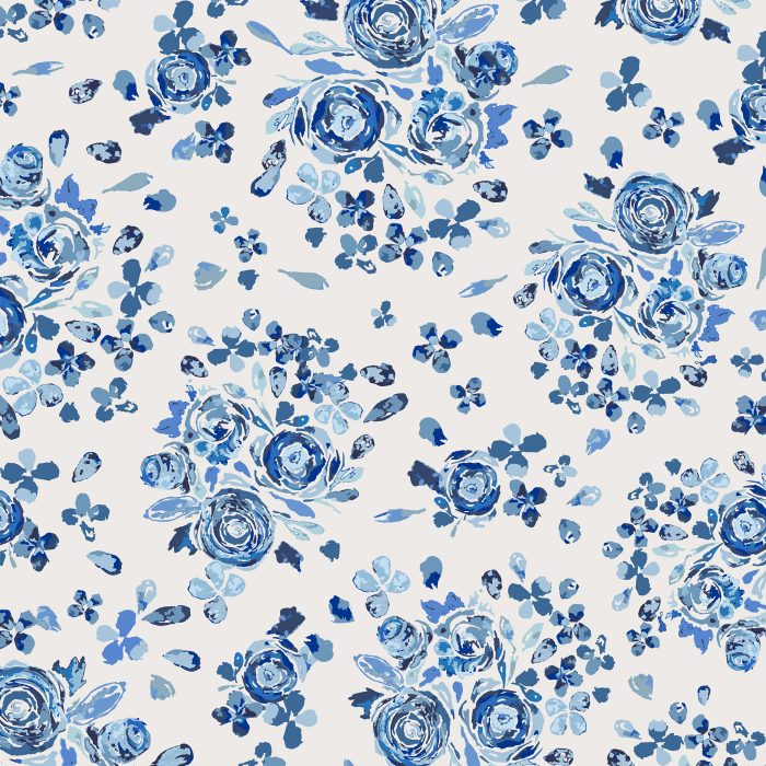 TBL-89500 Swifting Flora Indigo - Image 2