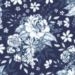 TBL-89515 Floral Universe Midnight