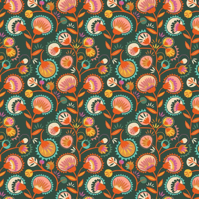 LKL-51309 Kattaland Flora Deep - Image 2