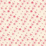 Pink love letters fabric
