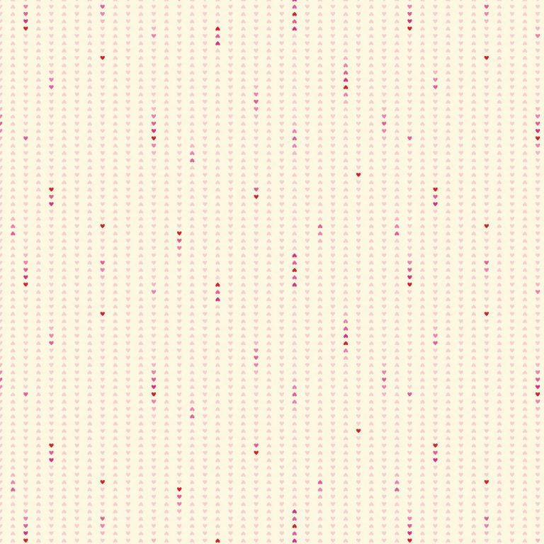 little hearts fabric