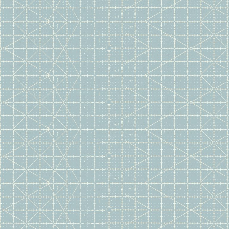 quilt ruler fabric in blue