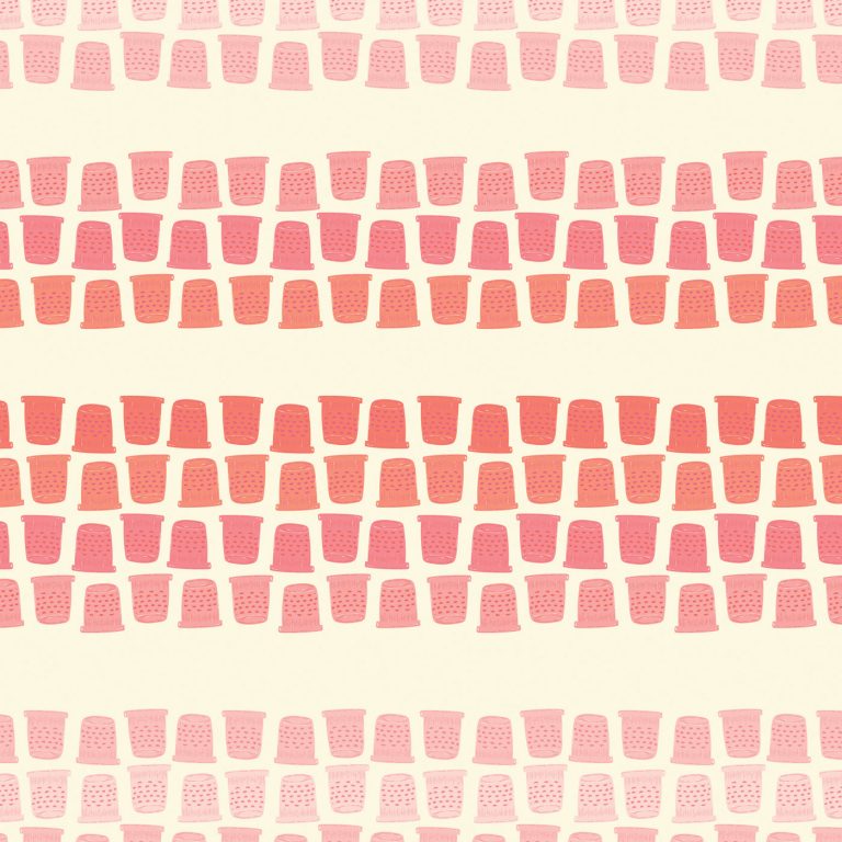 pink thimble fabric