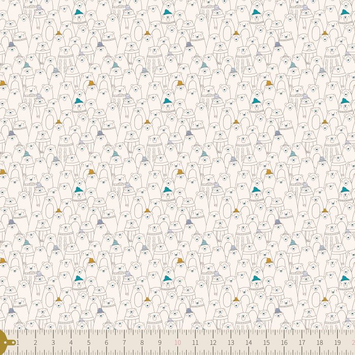 F-12103a Cozy Bears Joy in Flannel - Image 3