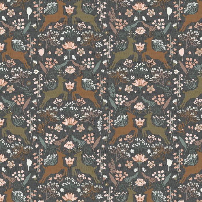 F-21450a Woodlandia Charcoal - Image 2