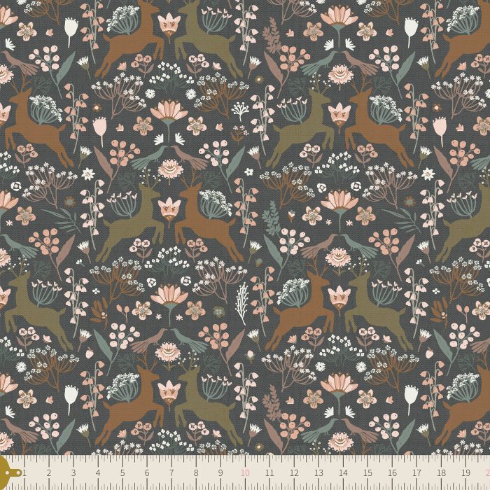 F-21450a Woodlandia Charcoal - Image 3