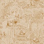 F-79514a Awaken Forest Acorn in Flannel