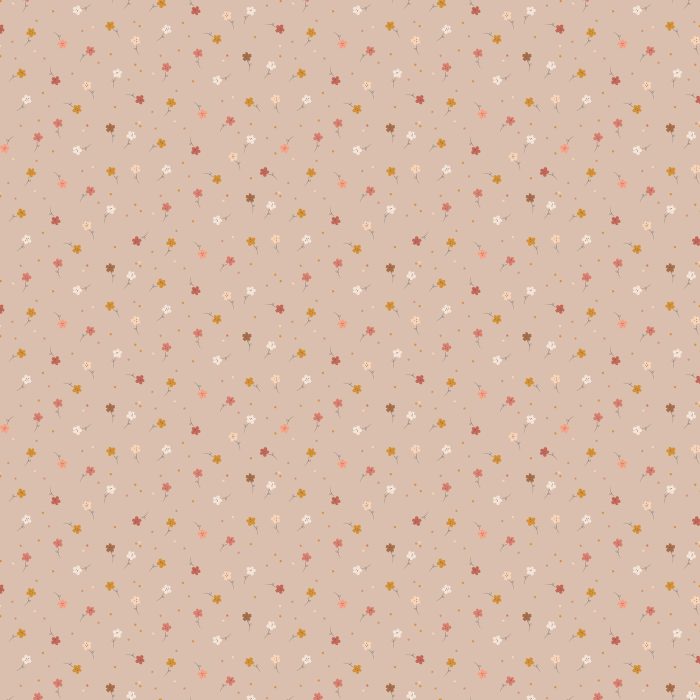 K-34905a Calico Blooms Tan - Image 2