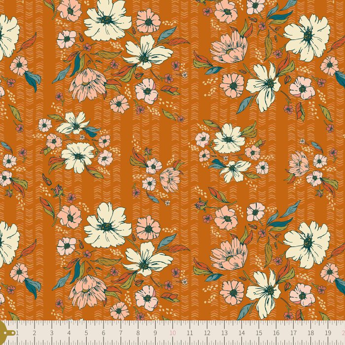 F-44310 Olden Bouquets in Flannel - Image 3