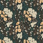 F-77600 Bluebells & Buttercups Lark in Flannel - Image 2
