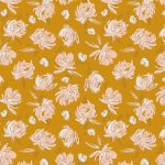 F-22402a Bed of Roses Amber in Flannel - Image 2