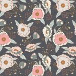 FUS-SK-1300 Sprinkled Peonies Sparkler Metallic - Image 2