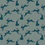 KC-9005-1 Hopping Hare Spruce in Knit