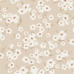 WIDE-10206 Spring Daisies Ecru