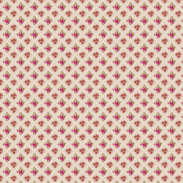 ANT-42103 Floral Metaphor Cerise - Image 2