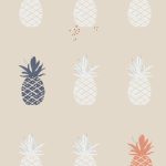 C-51704 Ananas Cream in Canvas