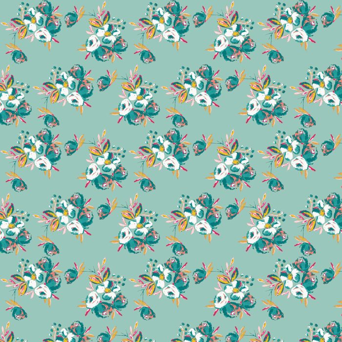 WBL-22034 Corsage Charm Aqua - Image 2