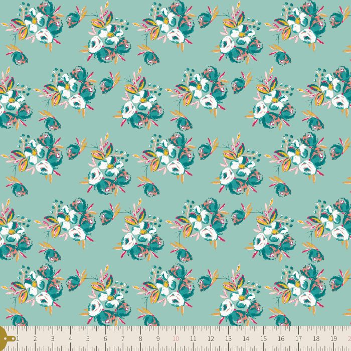 WBL-22034 Corsage Charm Aqua - Image 3