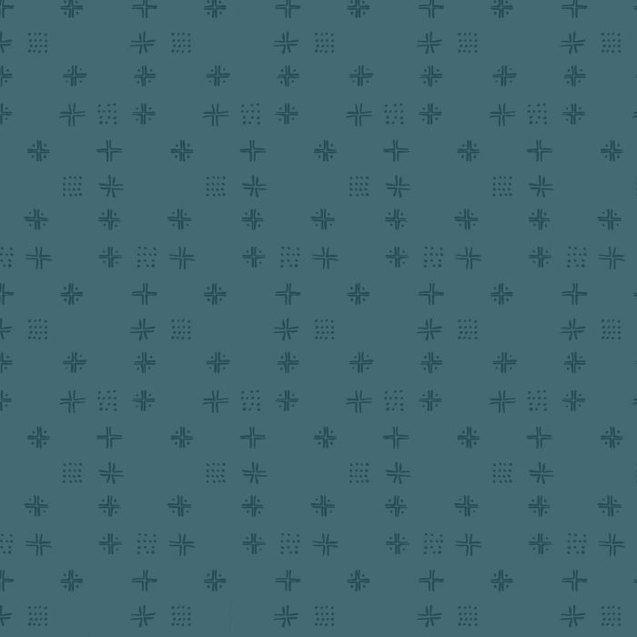 CHO-64114 Mudcloth Teal - Image 2