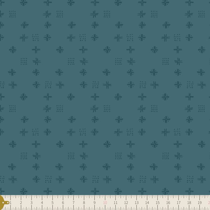 CHO-64114 Mudcloth Teal - Image 3