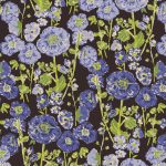 MMD-57300 Hollyhocks in Bloom Periwinkle