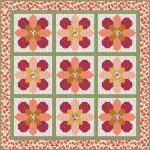 Summer Blooms Quilt KIT with backing
