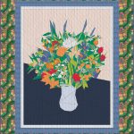 Wildflower Bouquet Borders QUILT KIT with backing
