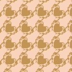K-85604 Deer Houndstooth Tan in Knit