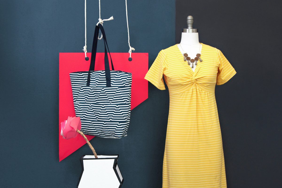 Striped-Knits-Dress---Yellow-&-Bag-1_edit