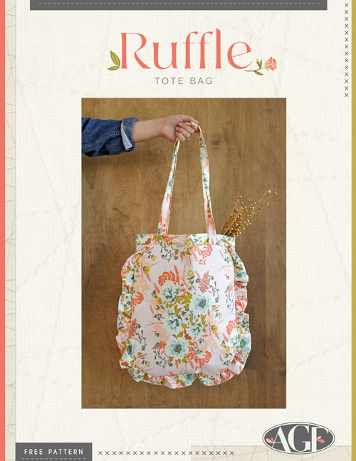 Ruffle Tote Bag