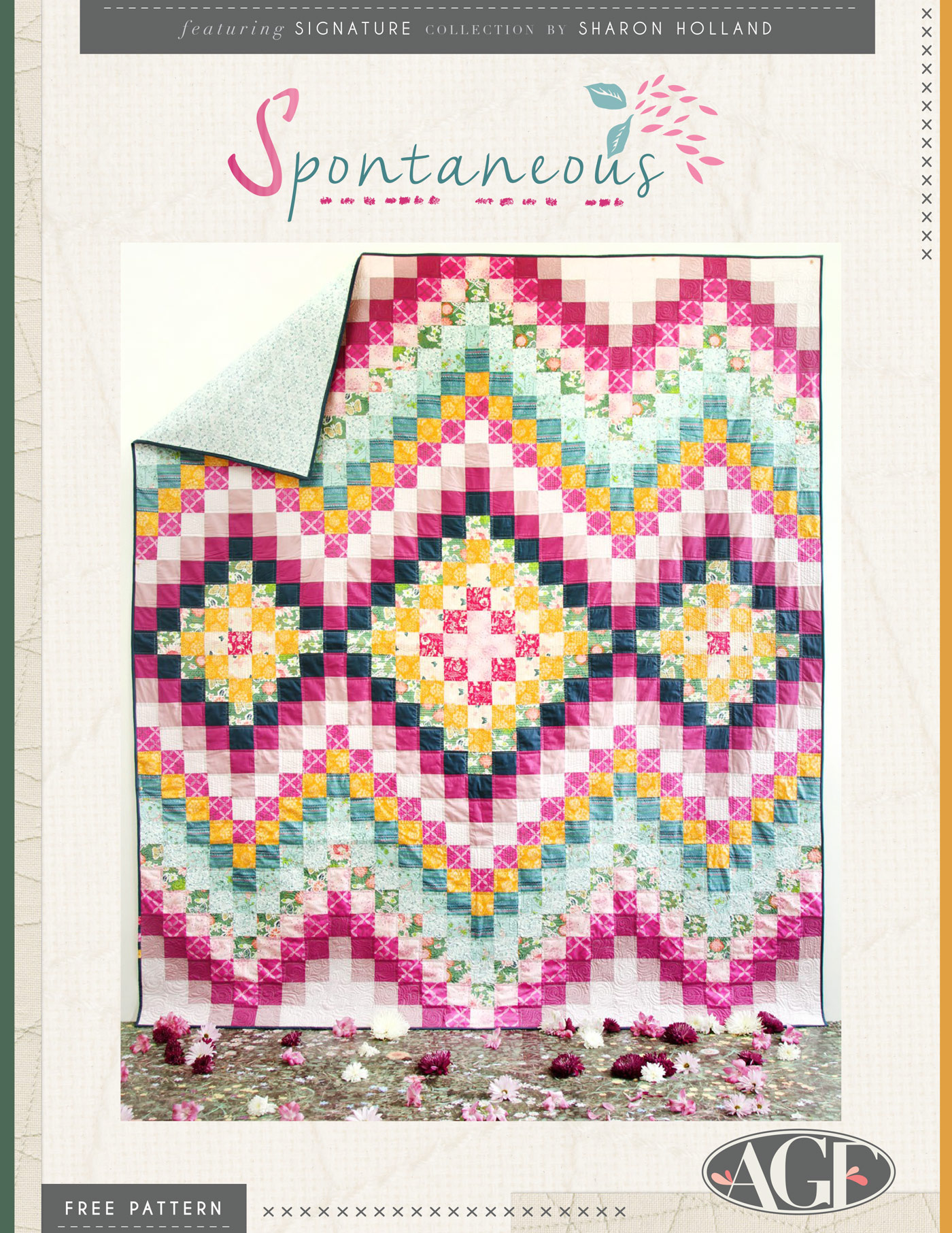 Spontaneous-Quilt-Instructions-1 Spontaneous Free Quilt Pattern - Image 1